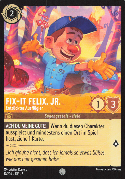 Fix-It Felix, Jr. - Entzückter Ausflügler 5SSK-17 Common Deutsch