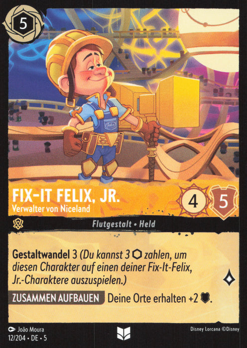 Fix-It Felix, Jr. - Verwalter von Niceland 5SSK-12 Uncommon Deutsch