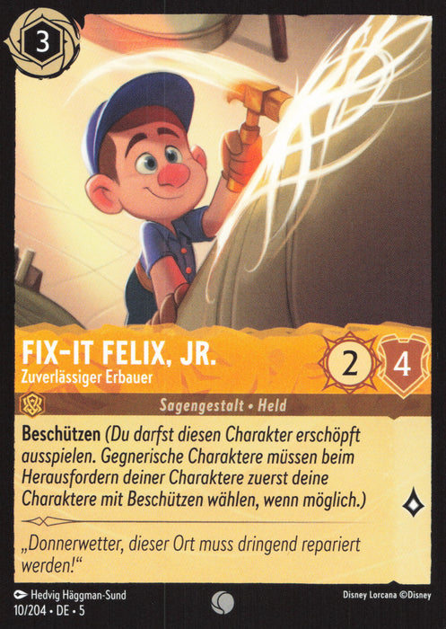 Fix-It Felix, Jr. - Zuverlässiger Erbauer 5SSK-10 Common Deutsch