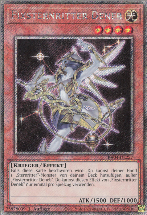Fixsternritter Deneb (V.1) RA04-DE227 Platinum Secret Rare Deutsch
