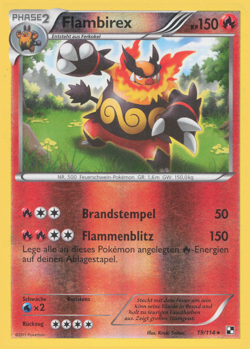 Flambirex BLW-19 Holo Rare Deutsch