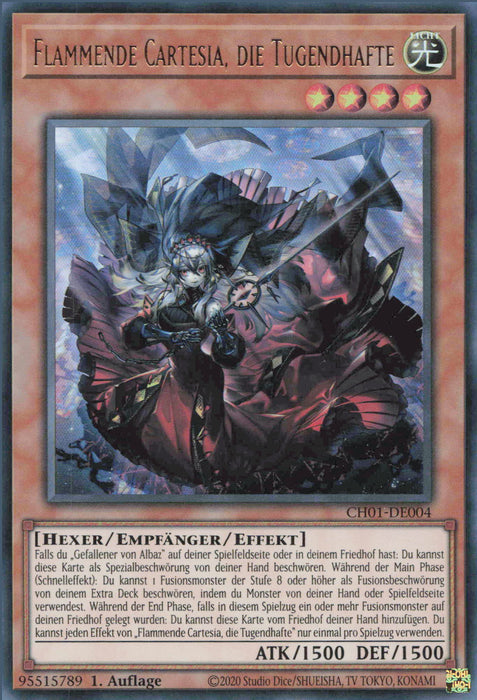 Flammende Cartesia, die Tugendhafte CH01-DE004 Ultra Rare Deutsch