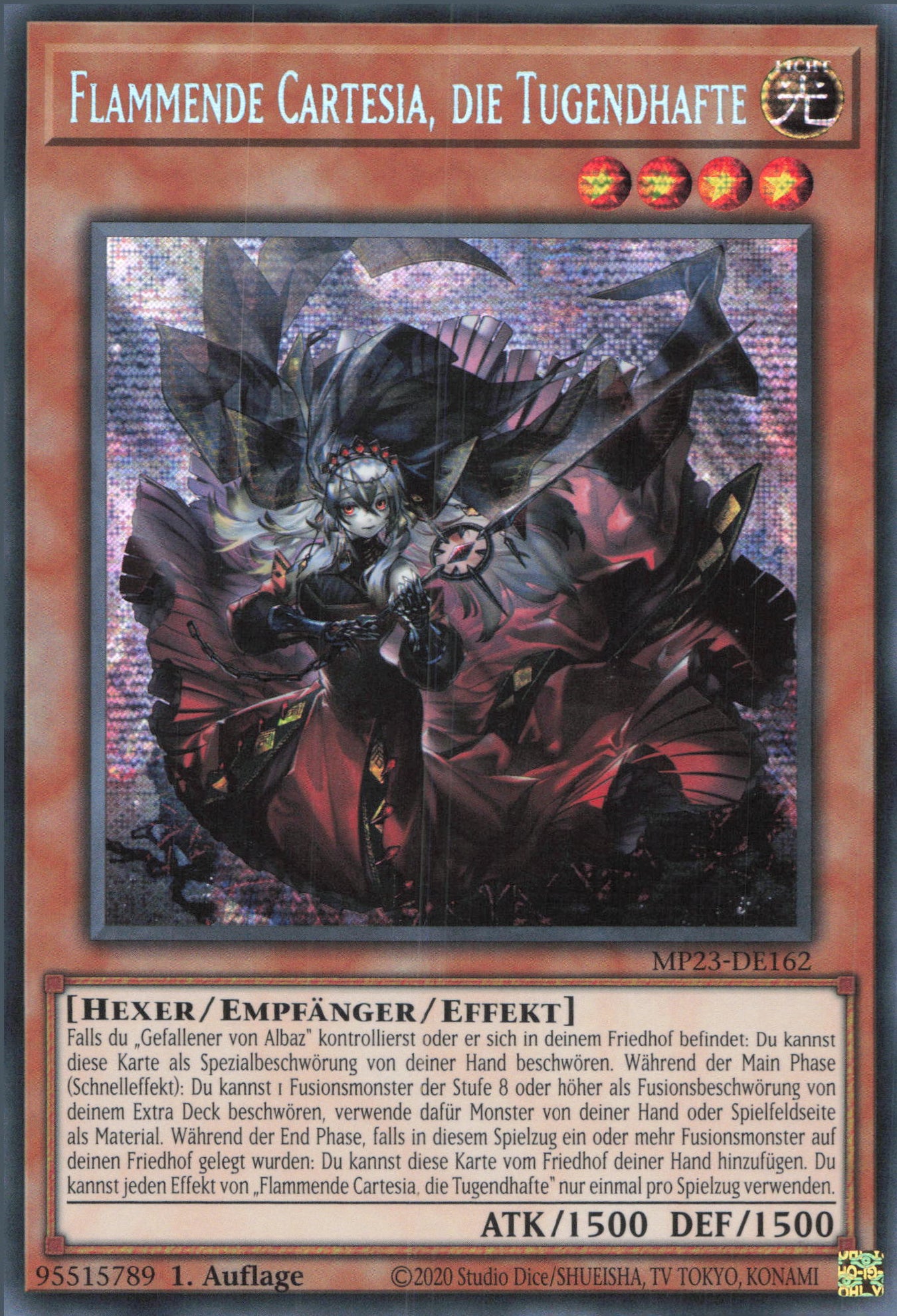 Yu-Gi-Oh! Flammende Cartesia, die Tugendhafte