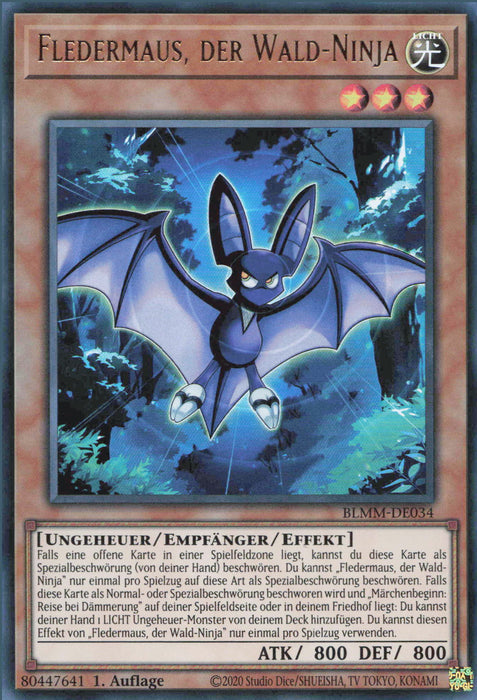 Fledermaus, der Wald-Ninja BLMM-DE034 Ultra Rare Deutsch