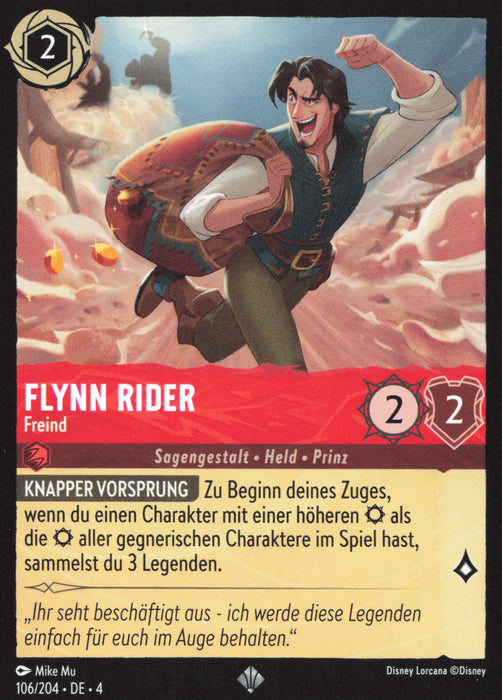 Flynn Rider - Freind 4URS-106 Super Rare Deutsch
