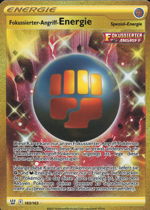 Fokussierter-Angriff-Energie BST-183 Secret Rare Deutsch