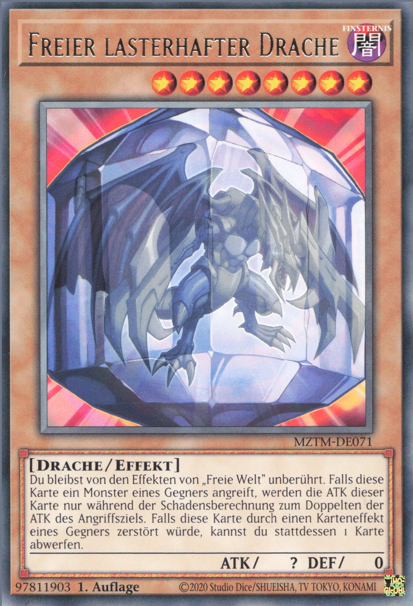 Yu-Gi-Oh! Freier lasterhafter Drache