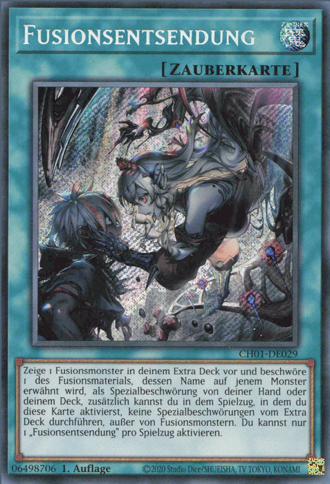 Fusionsentsendung (V.2) CH01-DE029 Secret Rare Deutsch