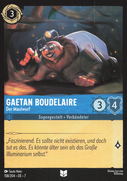 Gaetan Boudelaire - Der Maulwurf 7ARI-158 Uncommon Deutsch