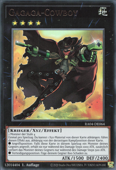 Gagaga-Cowboy (V.2) RA04-DE064 Ultra Rare Deutsch