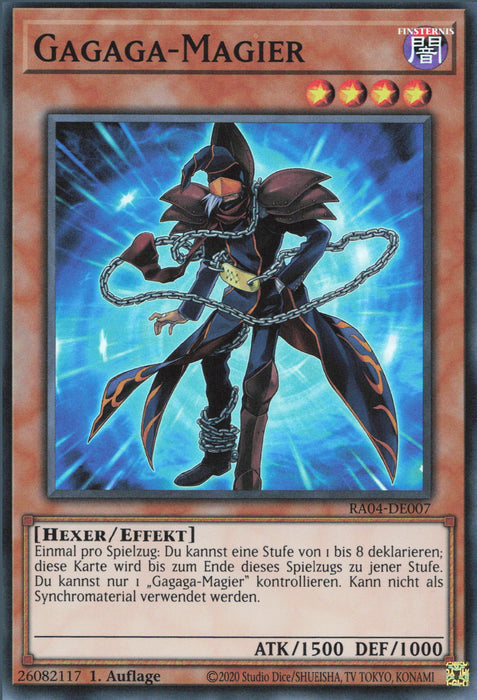 Gagaga-Magier (V.1) RA04-DE007 Super Rare Deutsch