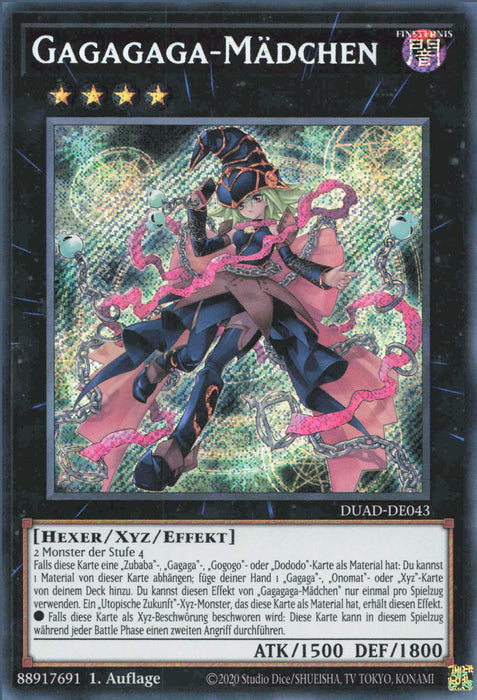 Gagagaga-Mädchen DUAD-DE043 Secret Rare Deutsch
