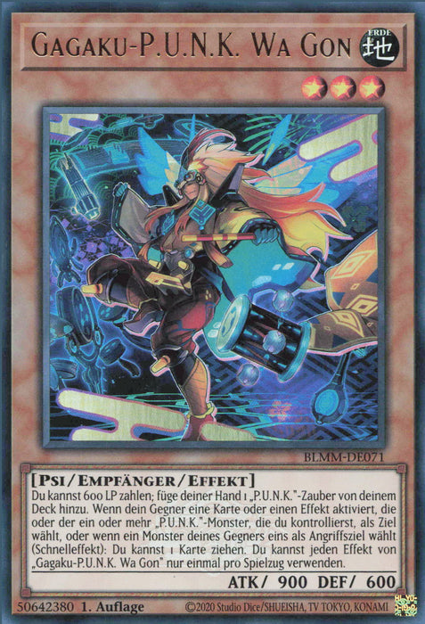 Gagaku-P.U.N.K. Wa Gon BLMM-DE071 Ultra Rare Deutsch