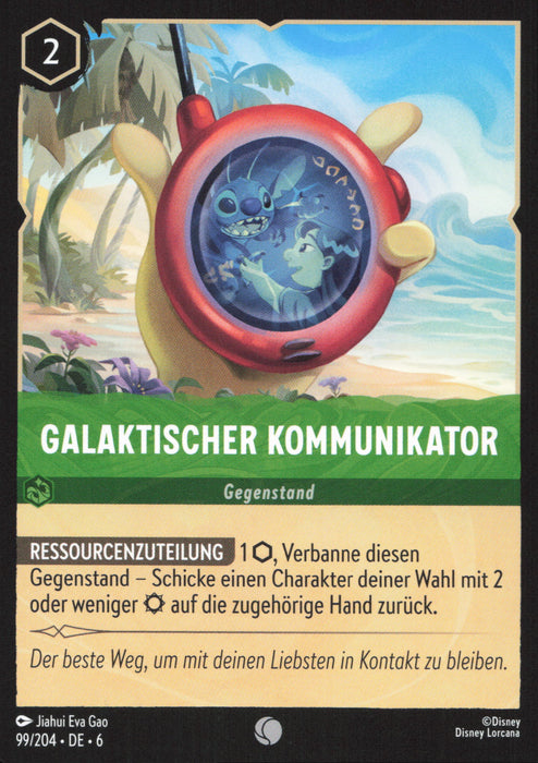 Galaktischer Kommunikator 6AZS-099 Common Deutsch