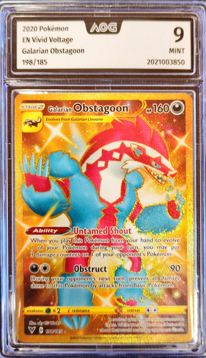 Galarian Obstagoon VIV-198 Secret Rare Englisch AOG-9