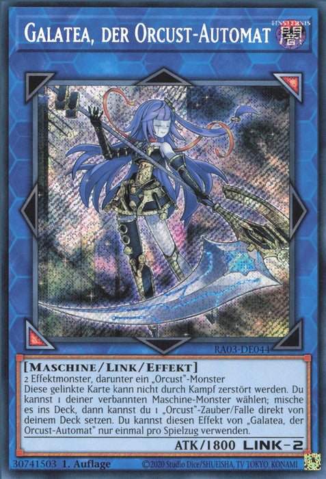 Galatea, der Orcust-Automat (V.3) RA03-DE044 Secret Rare Deutsch