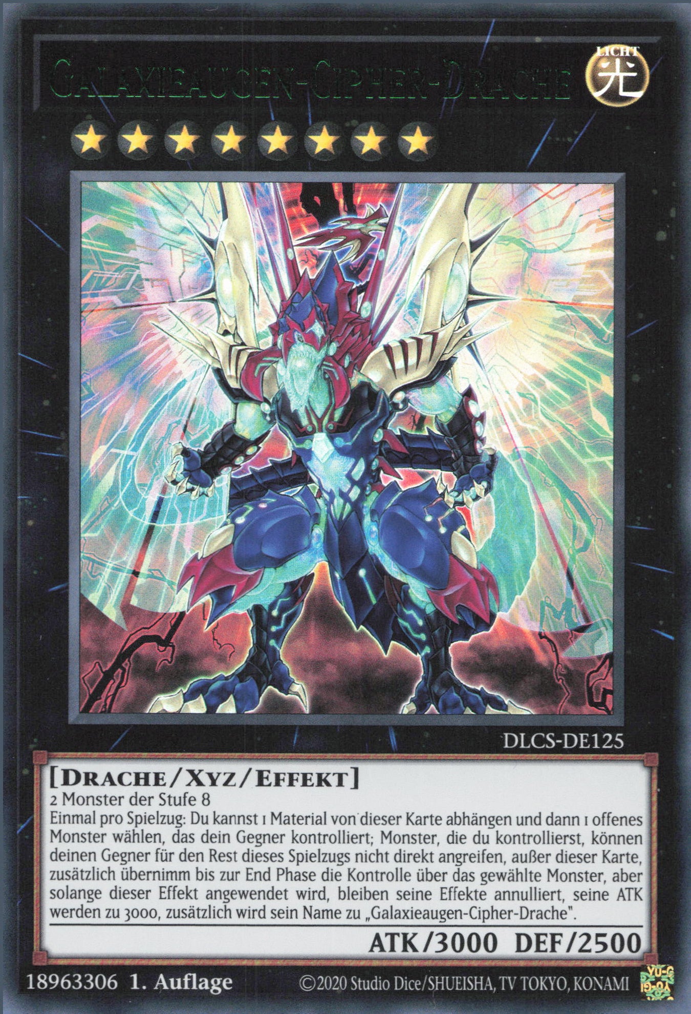 Yu-Gi-Oh! Galaxieaugen-Cipher-Drache (V.3)