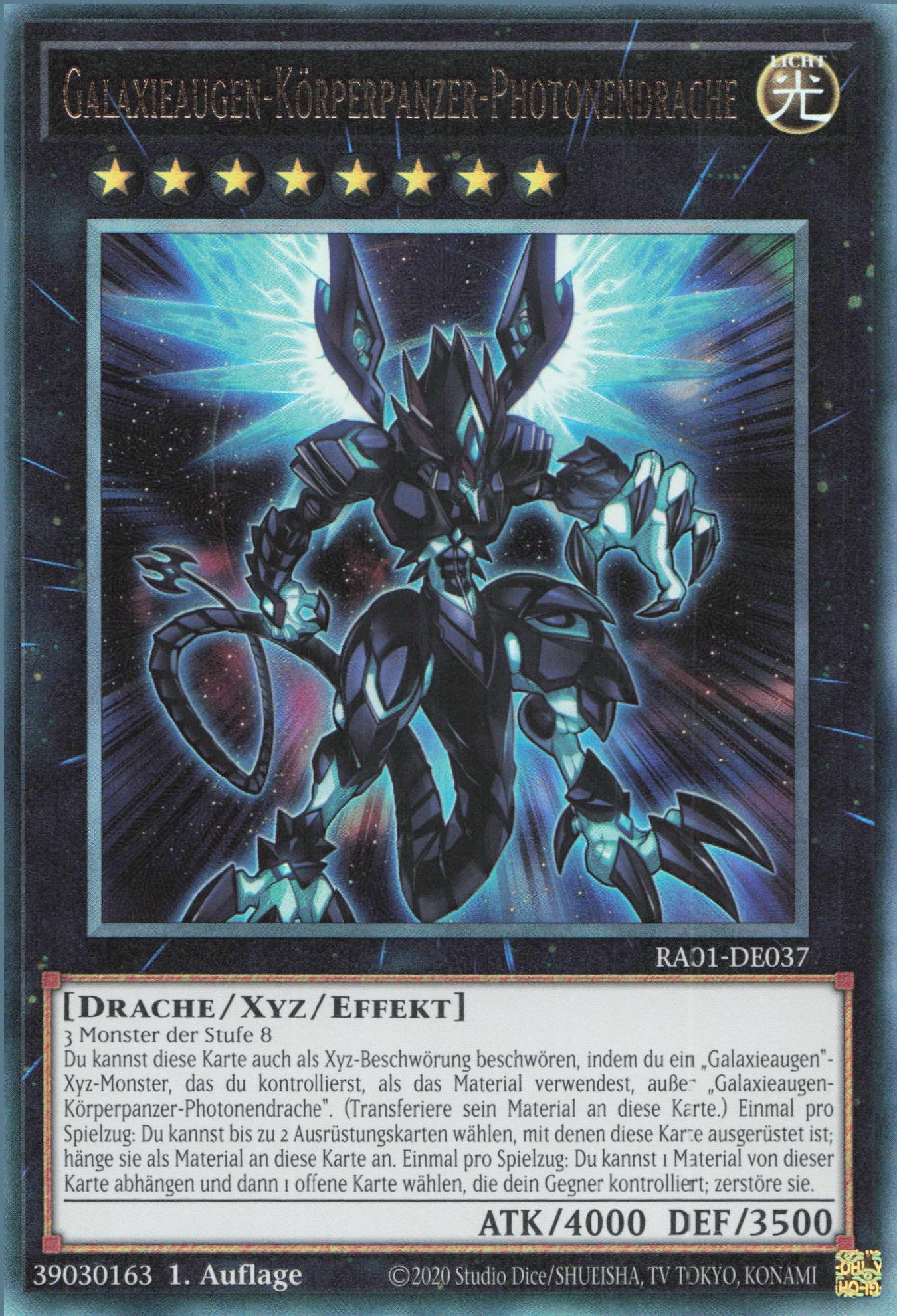 Yu-Gi-Oh! Galaxieaugen-Körperpanzer-Photonendrache (V.7)
