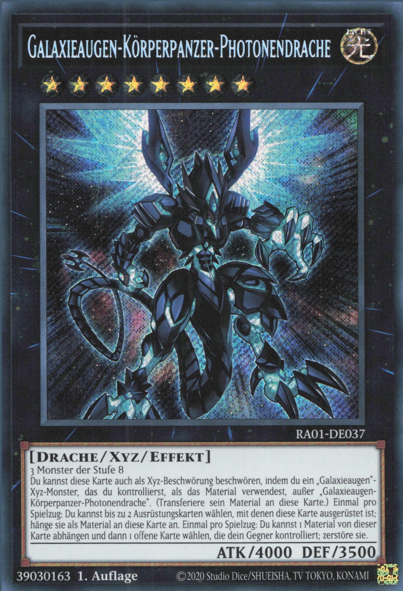 Yu-Gi-Oh! Galaxieaugen-Körperpanzer-Photonendrache