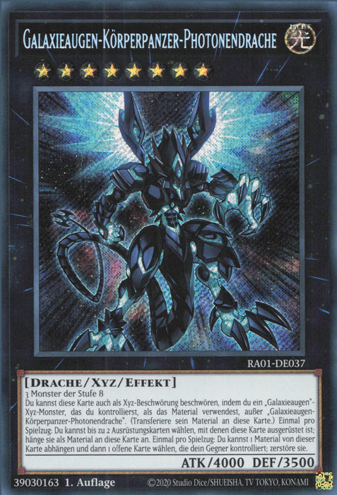 Galaxieaugen-Körperpanzer-Photonendrache (V.3) RA01-DE037 Secret Rare