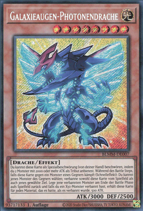 Galaxieaugen-Photonendrache (V.1) BLMM-DE007 Secret Rare Deutsch