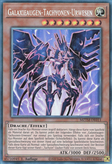 Galaxieaugen-Tachyonen-Urwesen (V.2) MZTM-DE011 Collectors Rare Deutsch