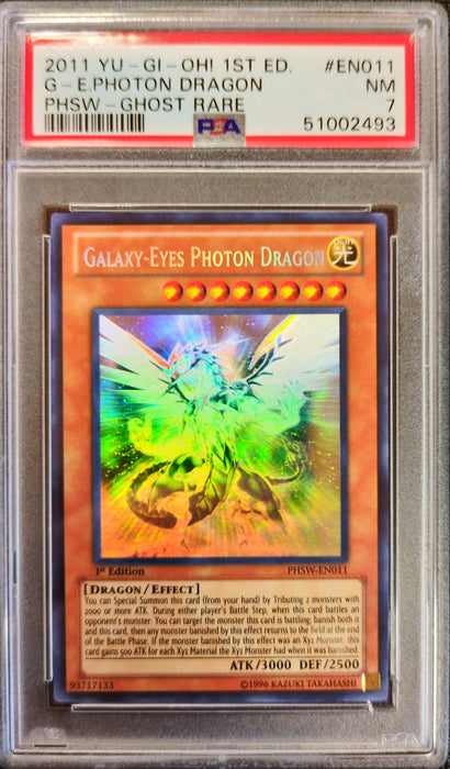 Galaxy-Eyes Photon Dragon (V.1) PHSW-EN011 Ghost Rare Amerikanisch PSA 7