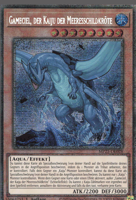 Gameciel, der Kaiju der Meeresschildkröte MP25-DE028 Starlight Rare Deutsch