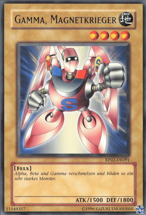 Gamma, Magnetkrieger RP02-DE091 Rare Deutsch