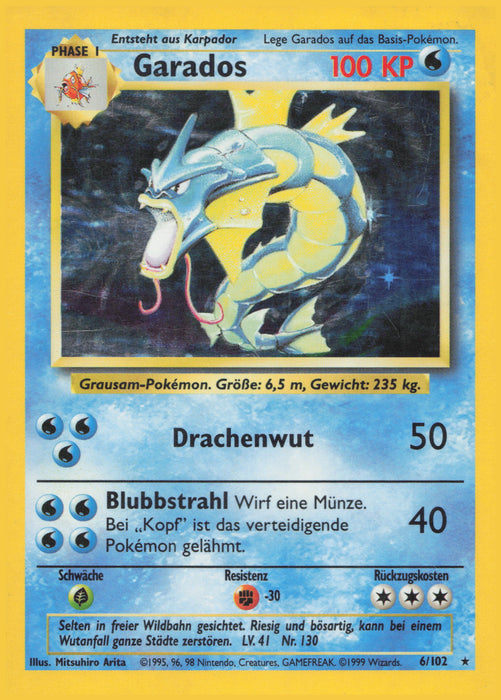Garados BS-6 Holo Rare Deutsch