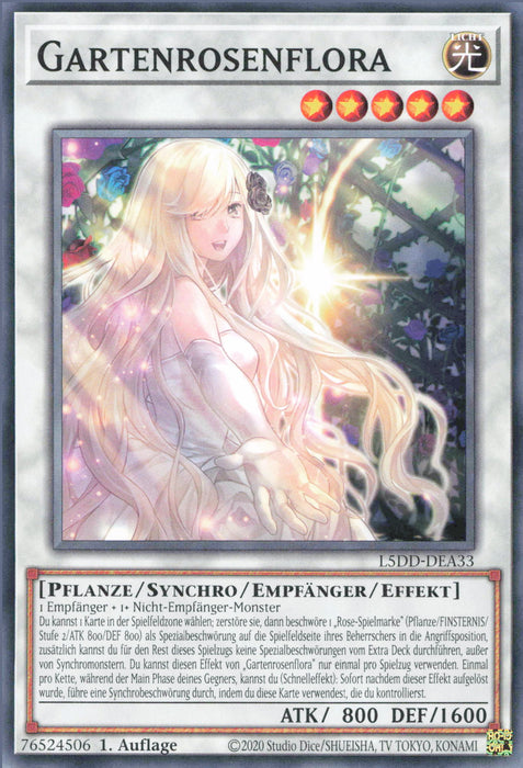 Gartenrosenflora L5DD-DEA33 Common Deutsch