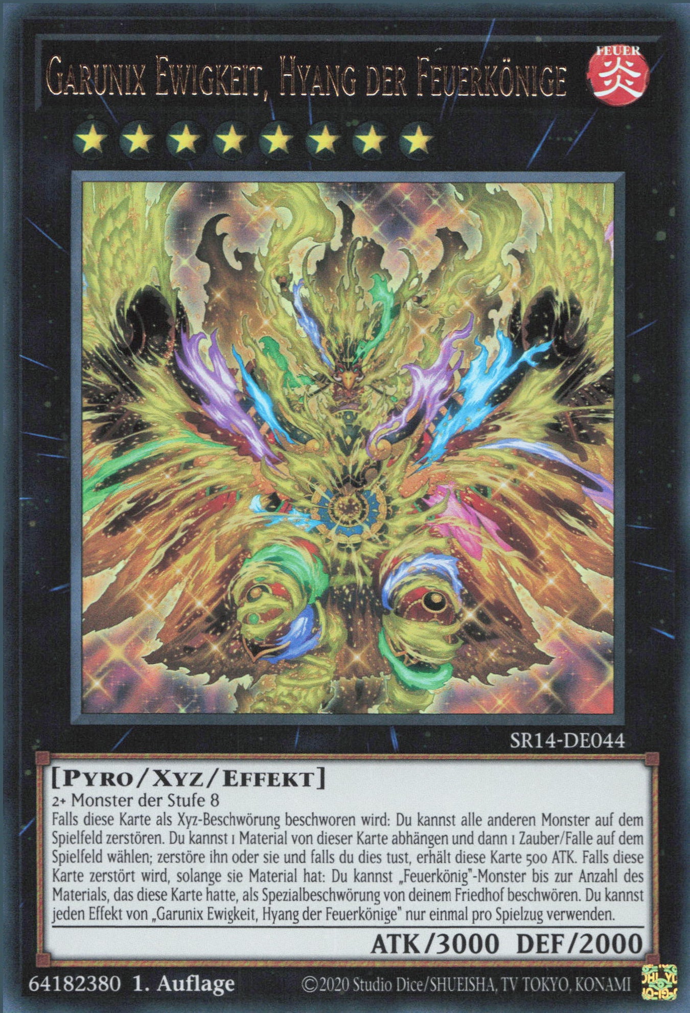 Yu-Gi-Oh! Garunix Ewigkeit, Hyang der Feuerkönige
