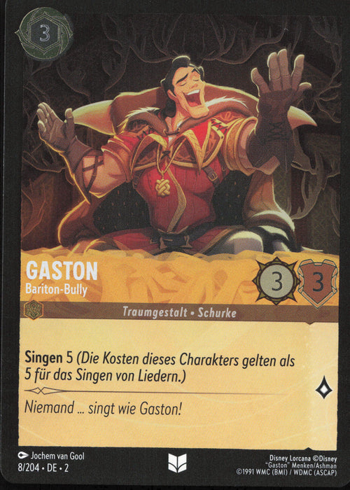 Gaston - Bariton-Bully 2ROF-008 Uncommon Deutsch