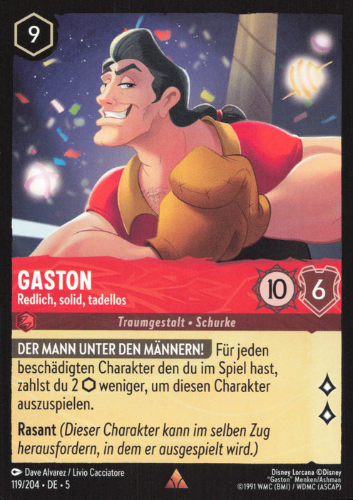 Gaston - Redlich, solid, tadellos 5SSK-119 Rare Deutsch