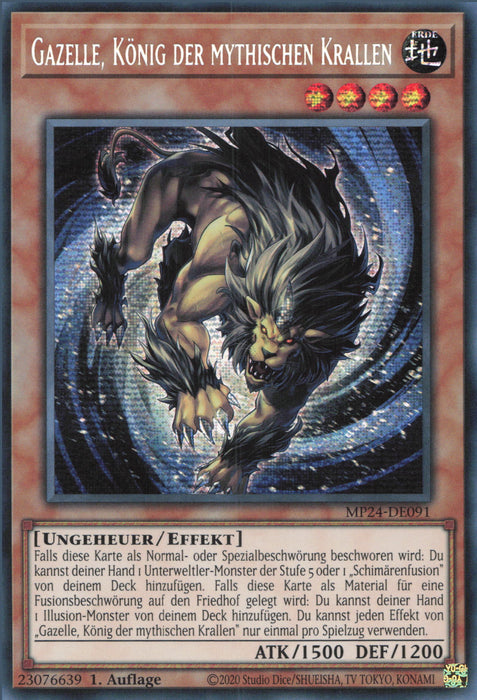 Gazelle, König der mythischen Krallen MP24-DE091 Secret Rare Deutsch