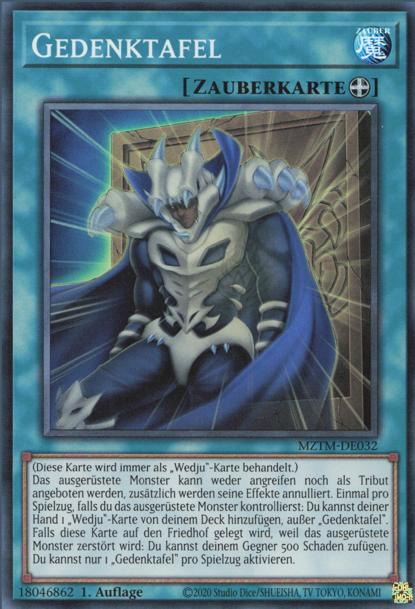 Yu-Gi-Oh! Gedenktafel