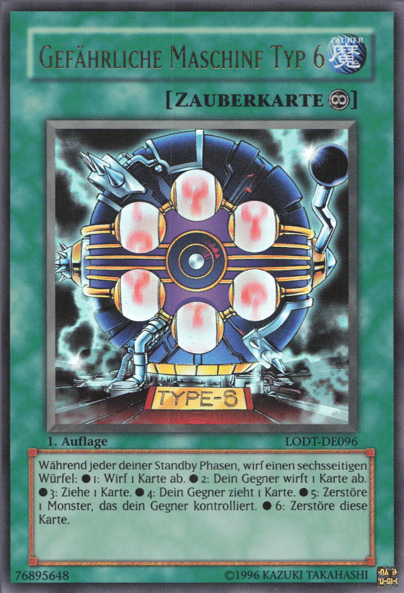 Yu-Gi-Oh! Gefährliche Maschine Typ 6