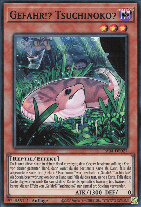Gefahr!? Tsuchinoko? (V.1) RA04-DE027 Super Rare Deutsch