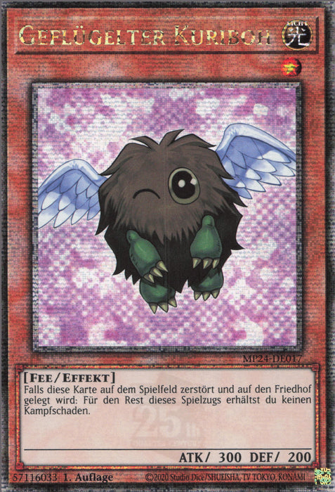 Geflügelter Kuriboh MP24-DE017 Quarter Century Secret Rare Deutsch