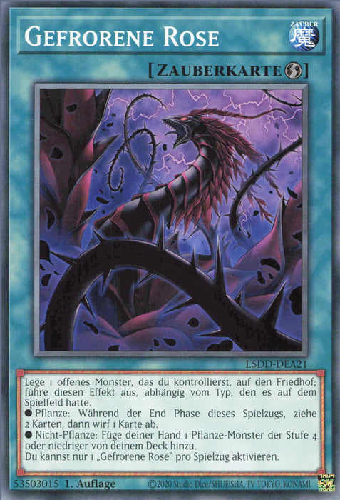 Gefrorene Rose L5DD-DEA21 Common Deutsch