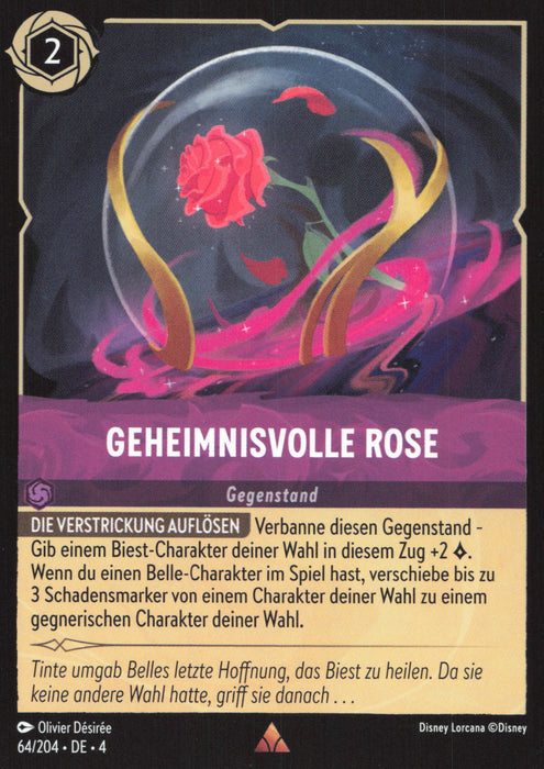Geheimnisvolle Rose 4URS-064 Rare Deutsch