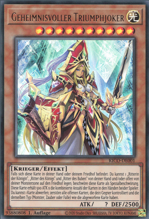 Geheimnisvoller Triumphjoker (V.1) KICO-DE001 Ultra Rare