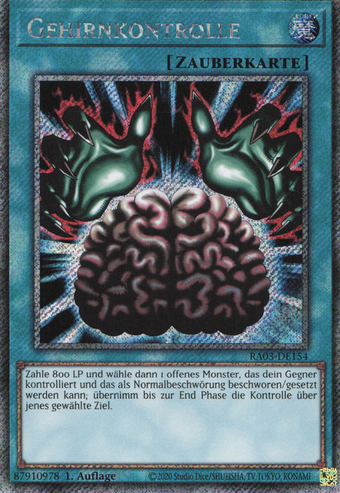 Gehirnkontrolle (V.1) RA03-DE154 Platinum Secret Rare Deutsch
