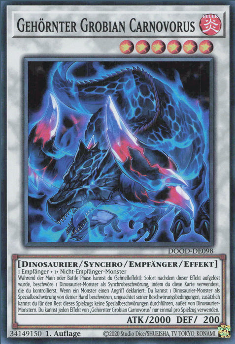Gehörnter Grobian Carnovorus DOOD-DE098 Super Rare Deutsch