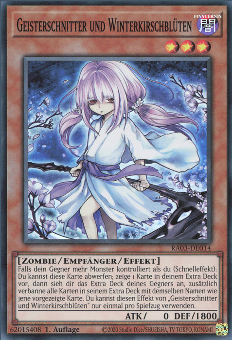 Geisterschnitter und Winterkirschblüten (V.1) RA03-DE014 Super Rare Deutsch