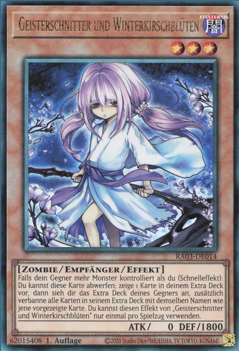 Geisterschnitter und Winterkirschblüten (V.7) RA03-DE014 Ultimate Rare Deutsch
