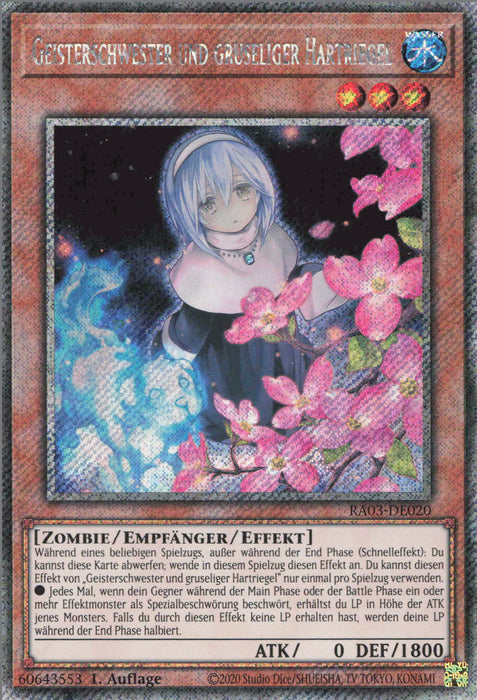 Geisterschwester und gruseliger Hartriegel (V.4) RA03-DE020 Platinum Secret Rare Deutsch