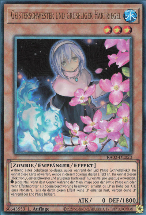 Geisterschwester und gruseliger Hartriegel (V.7) RA03-DE020 Ultimate Rare Deutsch
