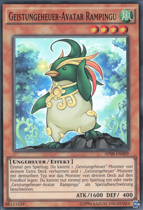 Geistungeheuer-Avatar Rampingu AP08-DE009 Super Rare Deutsch