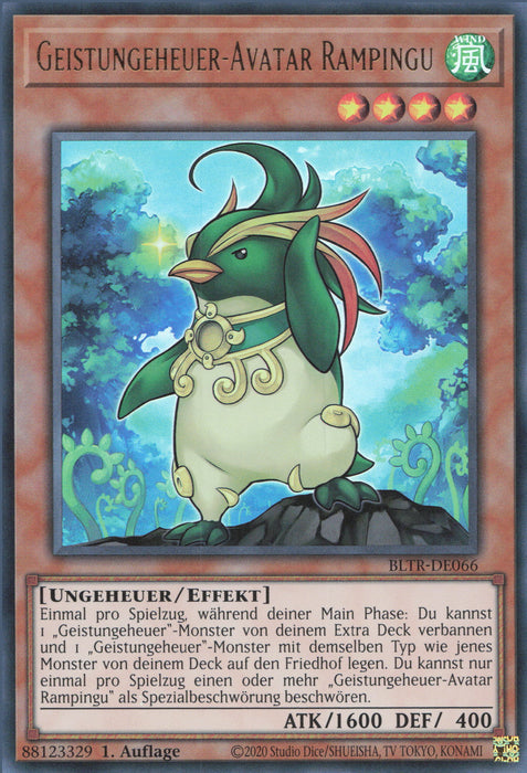 Geistungeheuer-Avatar Rampingu BLTR-DE066 Ultra Rare Deutsch